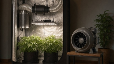 Extractores en línea o helicoidales: diferencias y cuál conviene para un armario de cultivo de marihuana