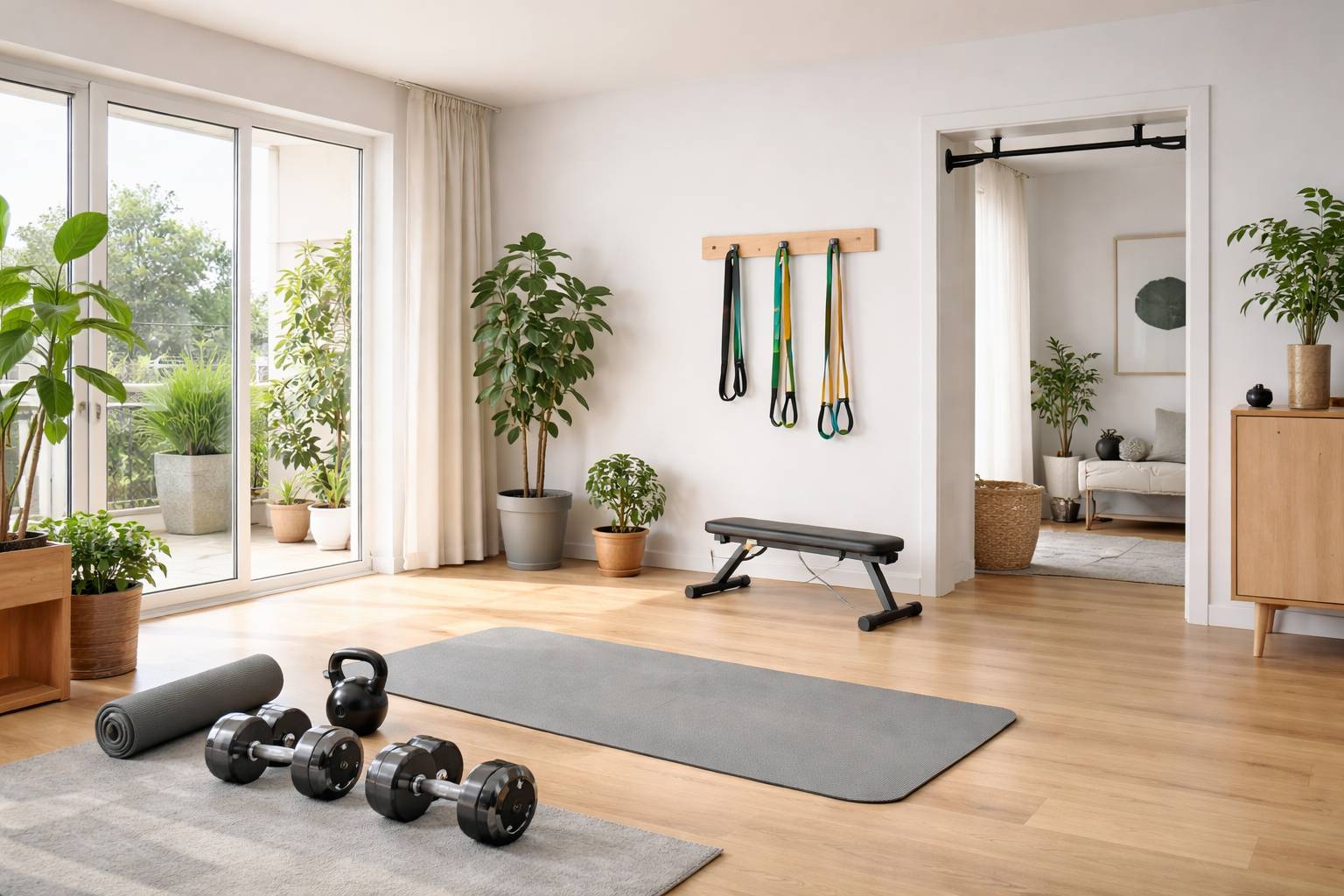 Gimnasio en casa: equipamiento básico y cómo montarlo con poco presupuesto