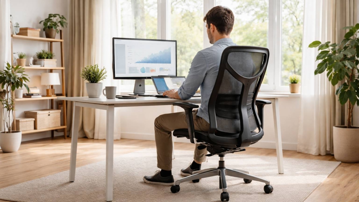 Sillas ergonómicas para teletrabajo: en qué fijarte para evitar dolores de espalda