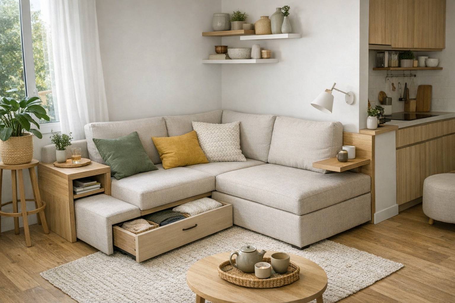 Sof&aacute;s a medida para pisos peque&ntilde;os: ideas para aprovechar cada rinc&oacute;n